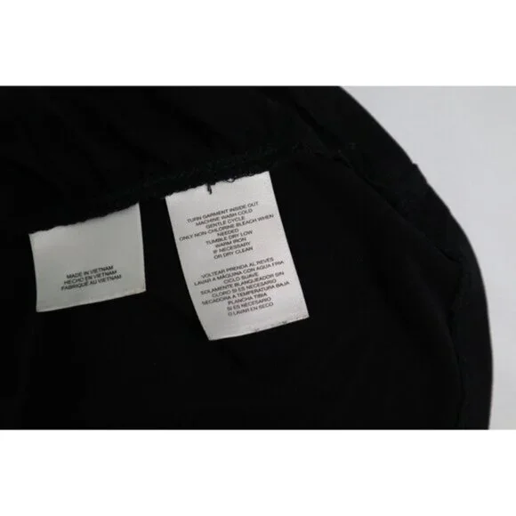 Nine West Women's Black Sleeveless Saleha Rached‎ V-Neck Top Size Medium - Picture 8 of 13